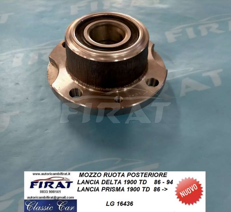 MOZZO RUOTA LANCIA DELTA 1900 TD - PRISMA 1900 TD POST. (16436)